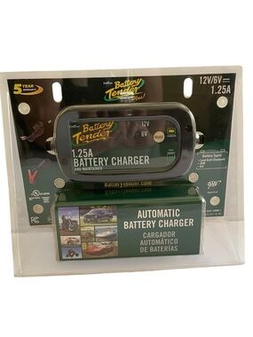 Battery Tender Plus 1.25A 12 Volt Automatic Battery Charger & Maintainer *NEW